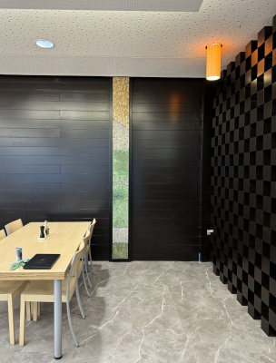 Mosaikpanel auf Schiebetür